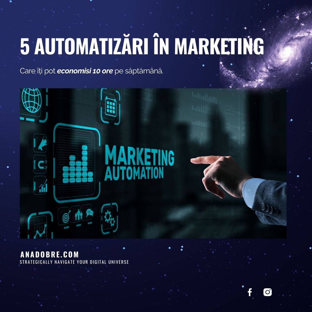 5 automatizări de marketing care îti economisesc minim 10 ore pe săptămână